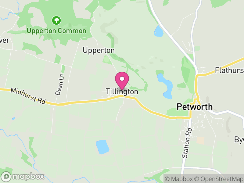 Map of Tillington, Chichester