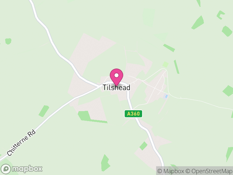 Map of Tilshead, Wiltshire