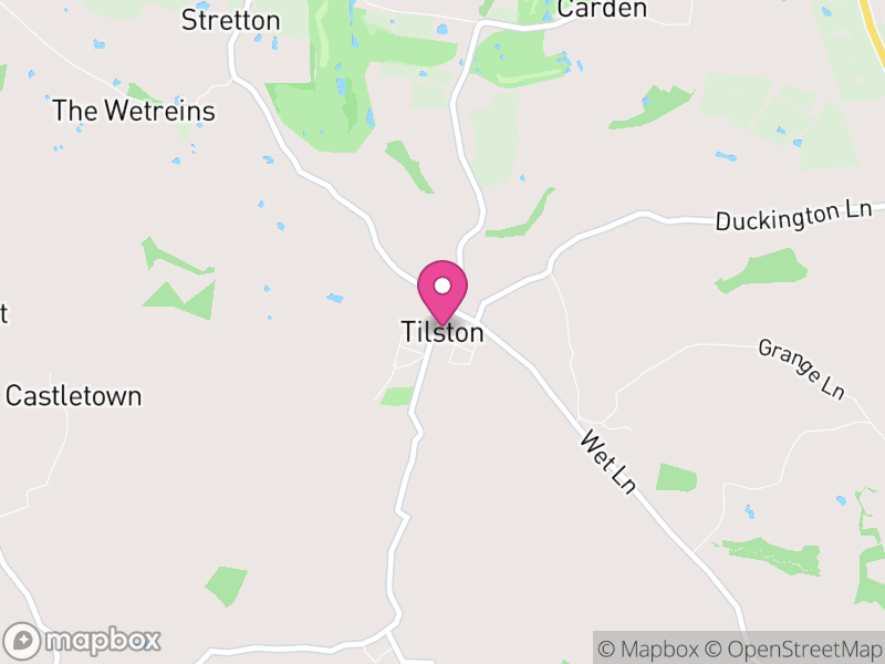 Map of Tilston, Cheshire West and Chester