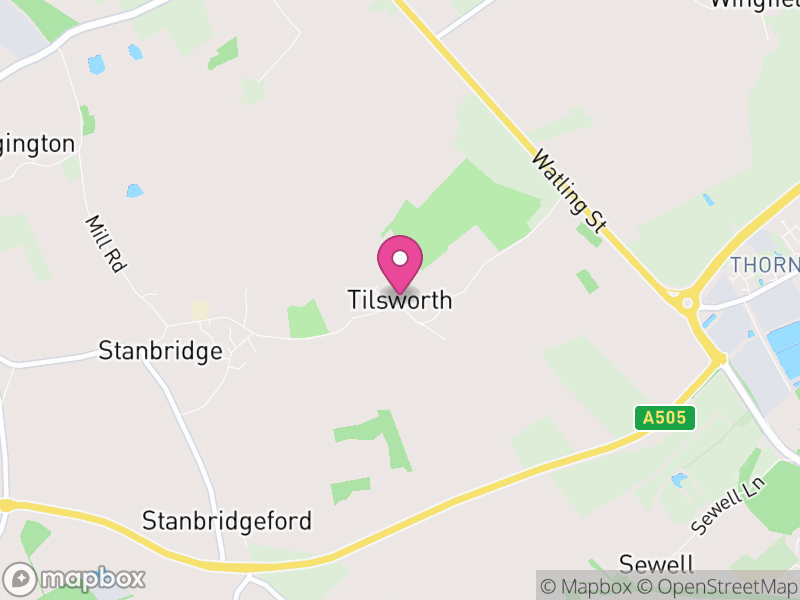 Map of Tilsworth, Central Bedfordshire