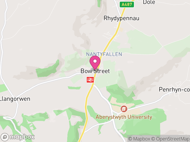 Map of Tirymynach, Ceredigion