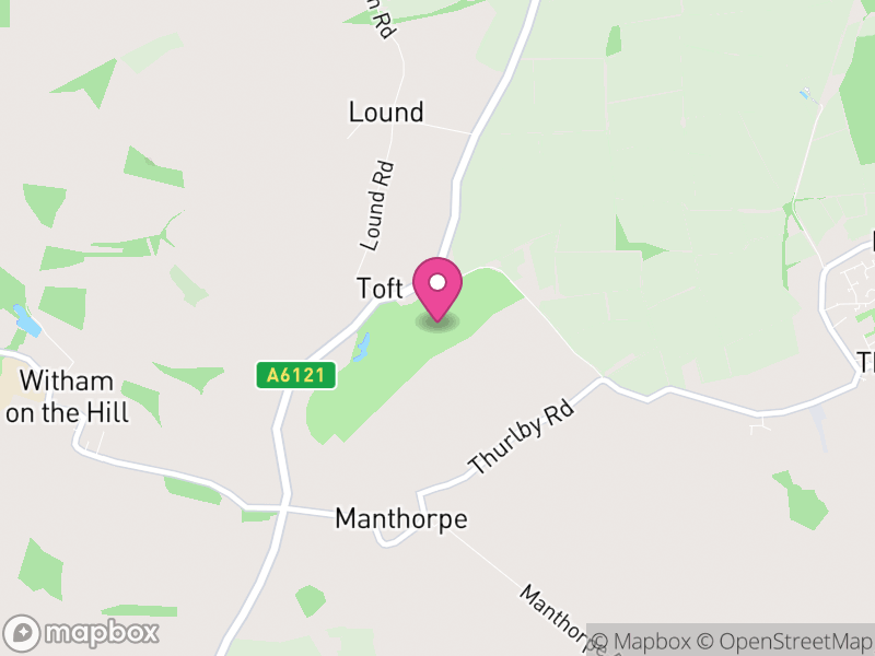 Map of Toft with Lound and Manthorpe, South Kesteven