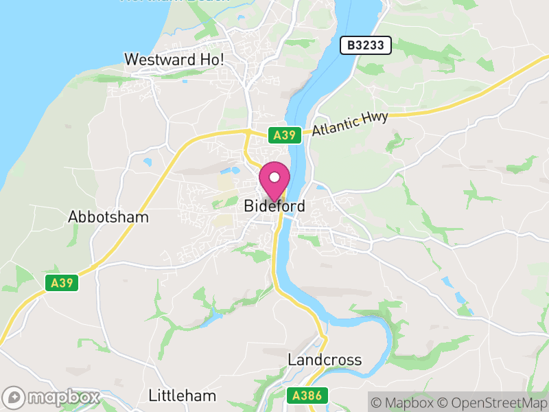 Map of Torridge, Devon