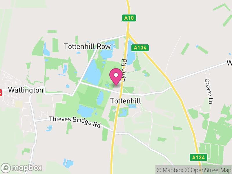 Map of Tottenhill, King's Lynn and West Norfolk