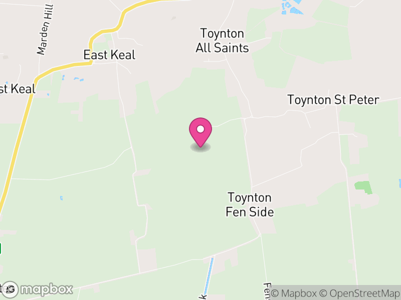 Map of Toynton All Saints, East Lindsey