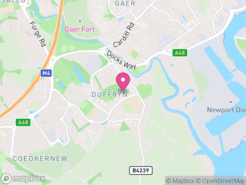 Map of Tredegar Park, Newport