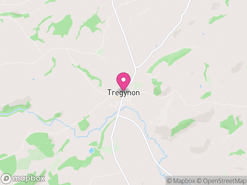Map of Tregynon, Powys