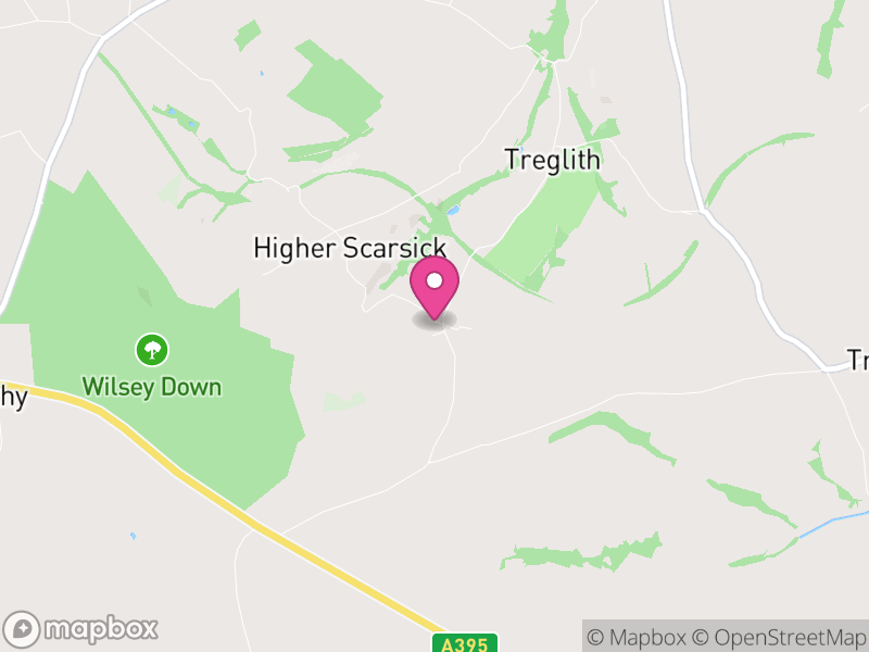 Map of Treneglos, Cornwall