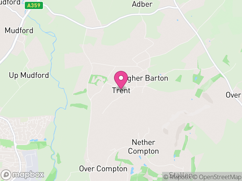 Map of Trent, Dorset