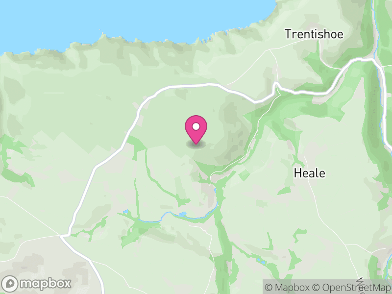 Map of Trentishoe, North Devon