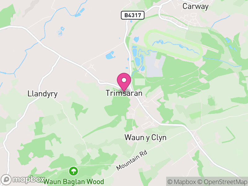 Map of Trimsaran, Sir Gaerfyrddin / Carmarthenshire