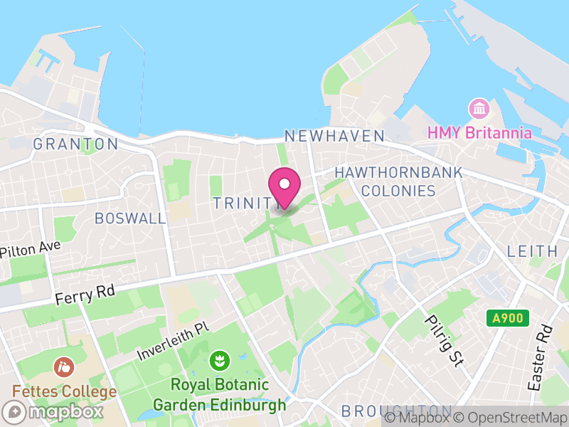 Map of Trinity, Edinburgh