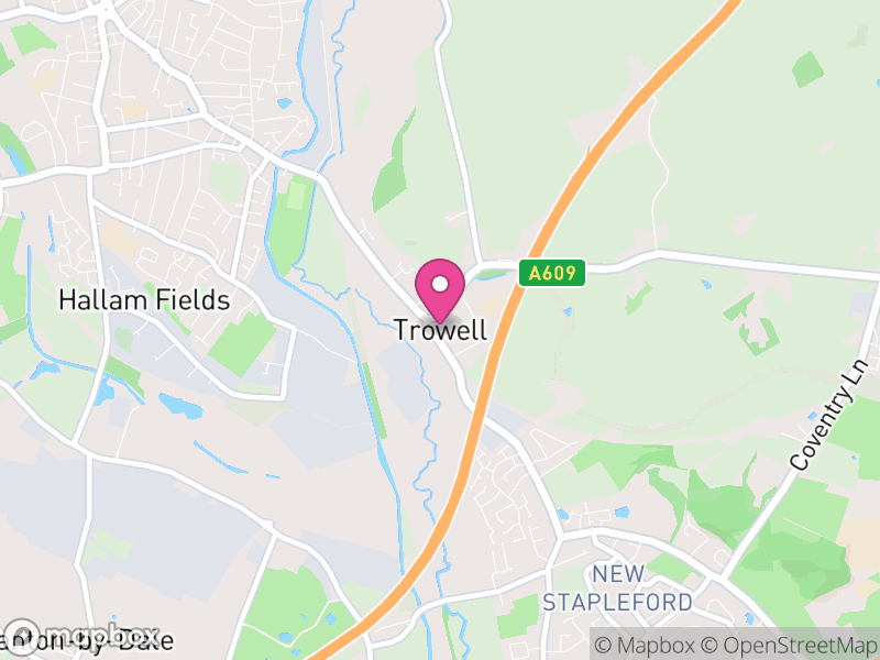 Map of Trowell, Broxtowe