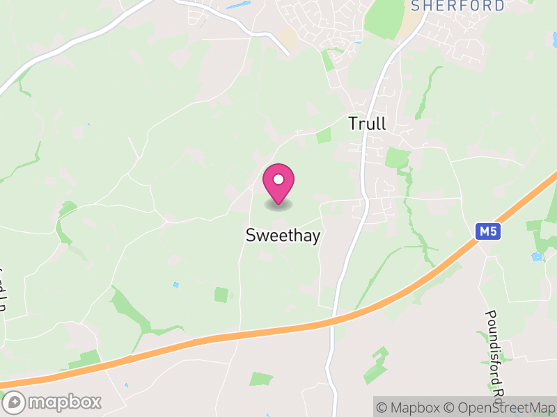 Map of Trull, Somerset