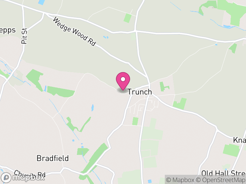 Map of Trunch, North Norfolk