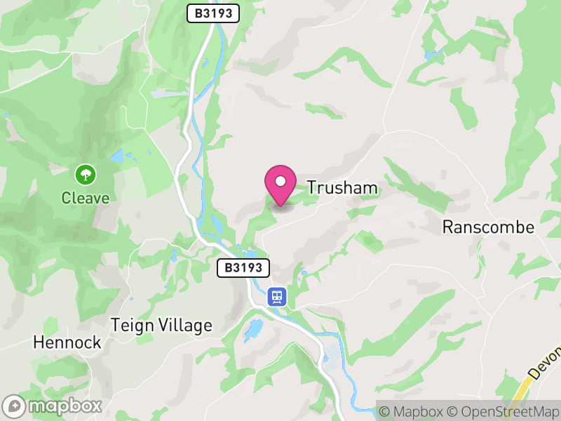 Map of Trusham, Teignbridge