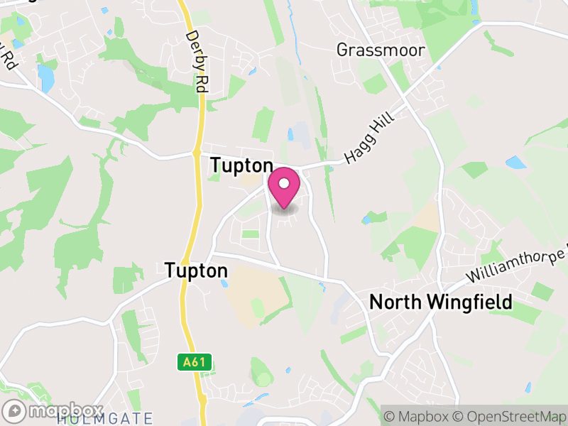 Map of Tupton, North East Derbyshire