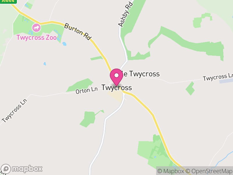Map of Twycross, Hinckley and Bosworth