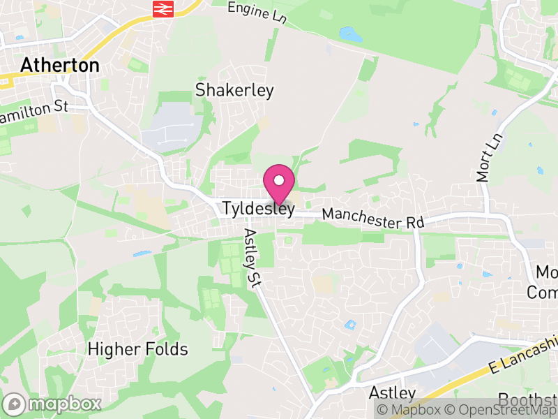 Map of Tyldesley