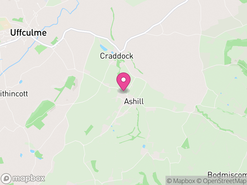 Map of Uffculme, Mid Devon