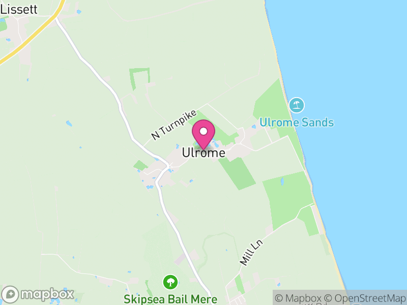 Map of Ulrome, East Riding of Yorkshire