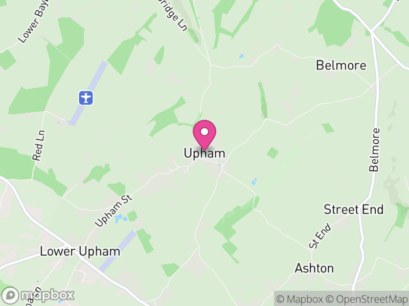 Map of Upham, Winchester