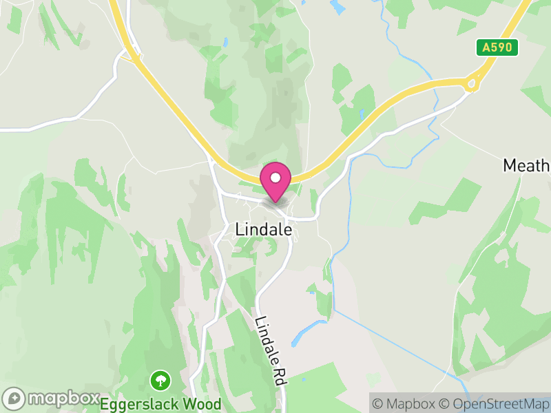 Map of Upper Allithwaite, Westmorland and Furness