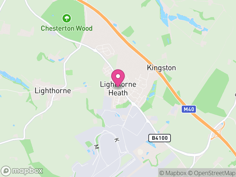 Map of Upper Lighthorne, Stratford-on-Avon