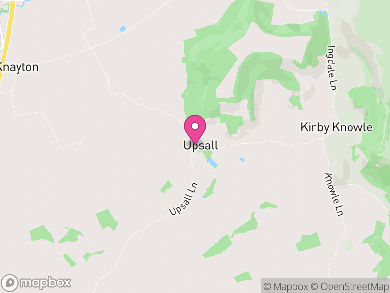 Map of Upsall, North Yorkshire