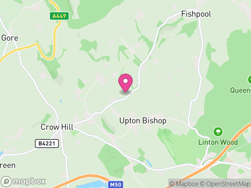 Map of Upton Bishop, Herefordshire