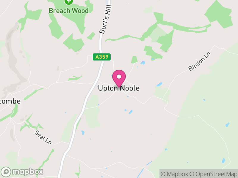 Map of Upton Noble, Somerset
