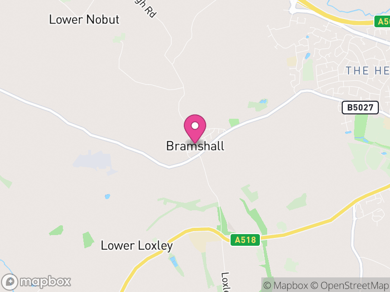 Map of Uttoxeter Rural, East Staffordshire