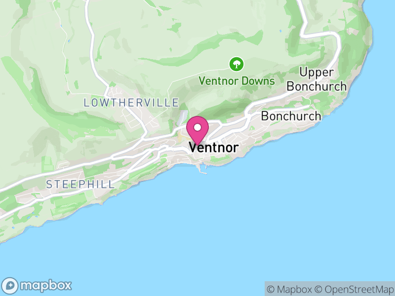 Map of Ventnor, Isle of Wight