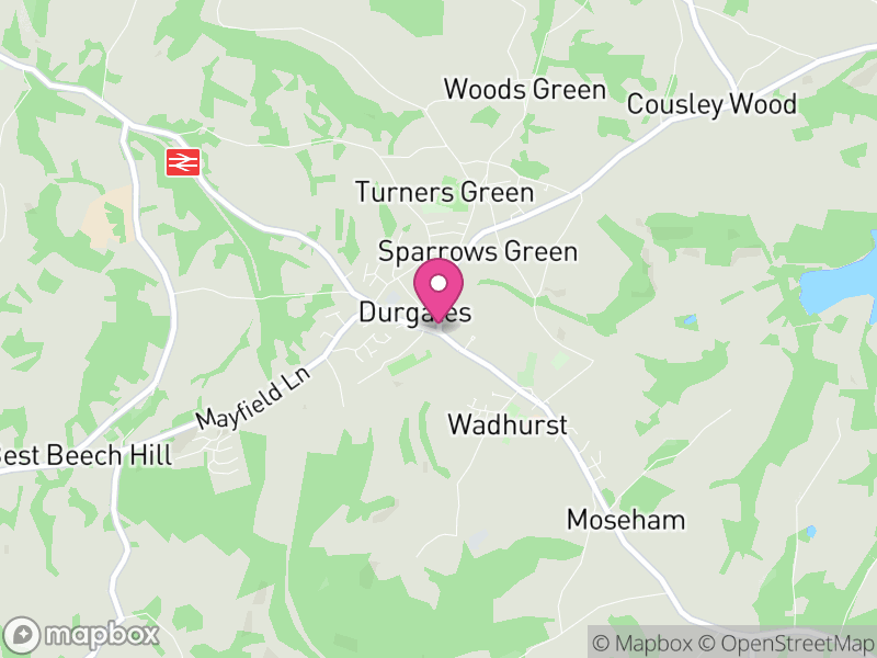 Map of Wadhurst, Wealden