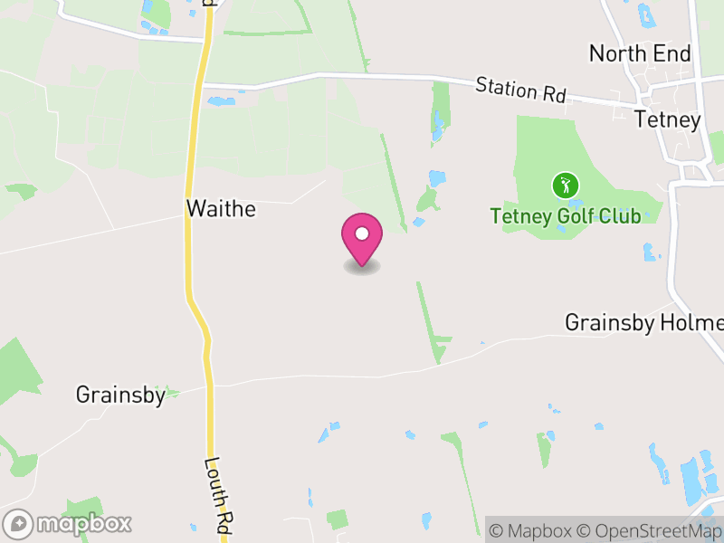 Map of Waithe, East Lindsey