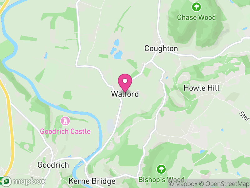 Map of Walford, Herefordshire