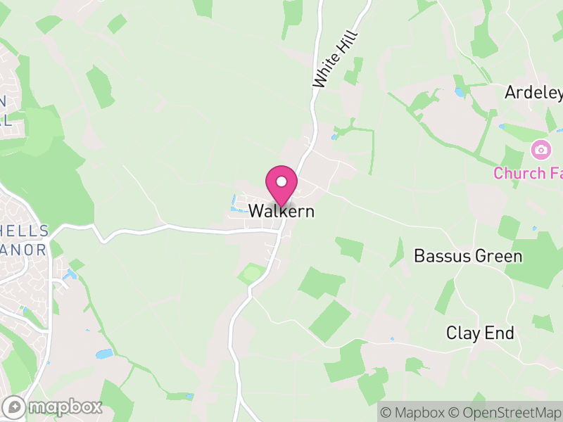 Map of Walkern, East Hertfordshire