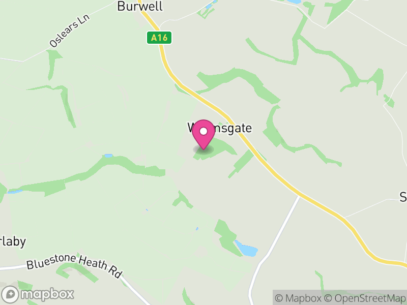 Map of Walmsgate, East Lindsey