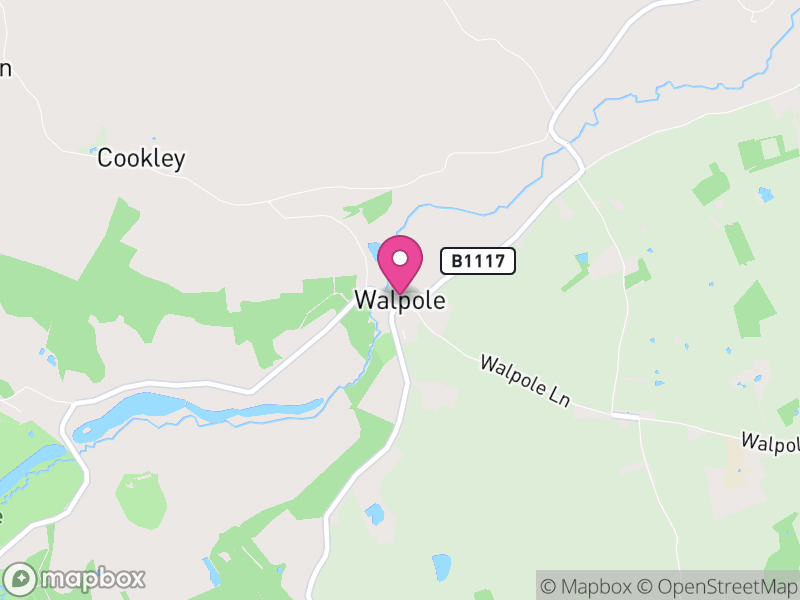 Map of Walpole, East Suffolk