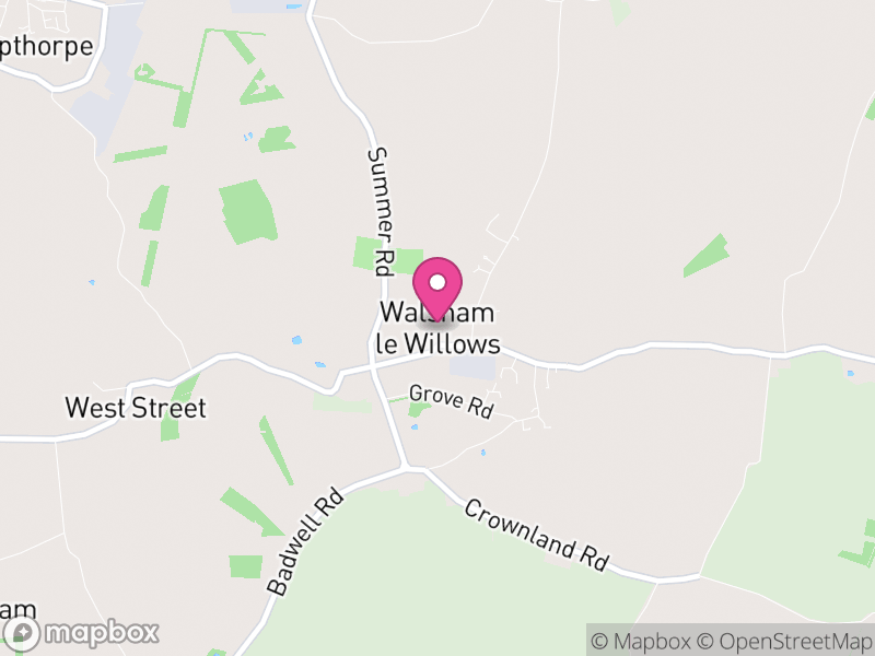 Map of Walsham-le-Willows, Mid Suffolk