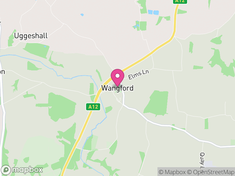 Map of Wangford with Henham, East Suffolk