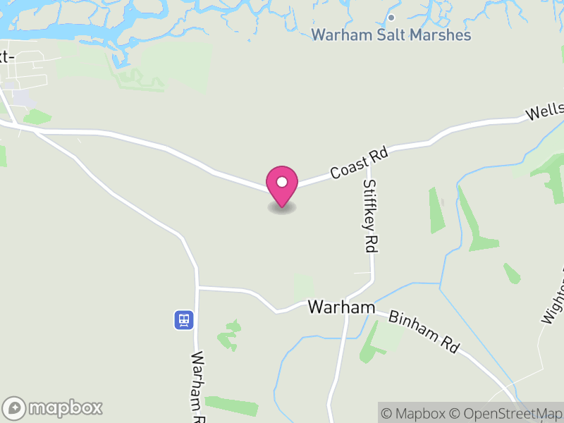 Map of Warham, North Norfolk