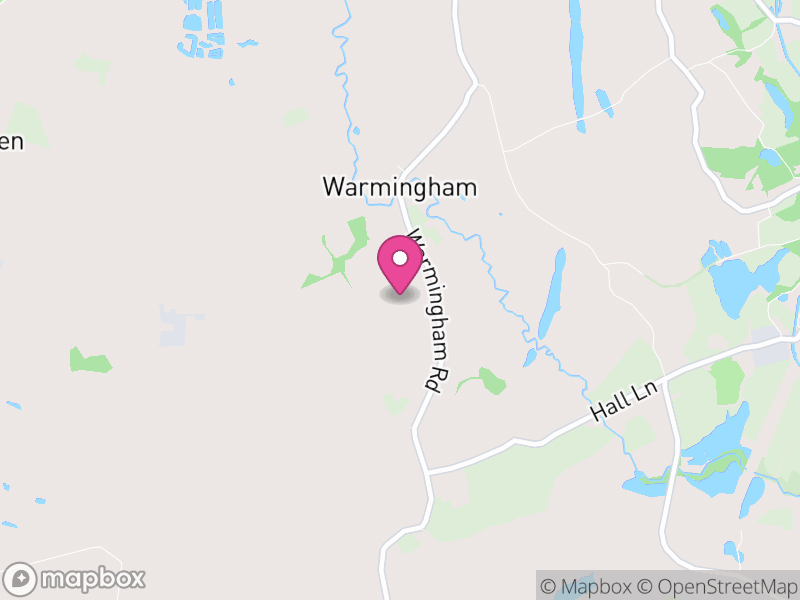 Map of Warmingham, Cheshire East