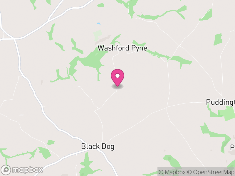 Map of Washford Pyne, Mid Devon