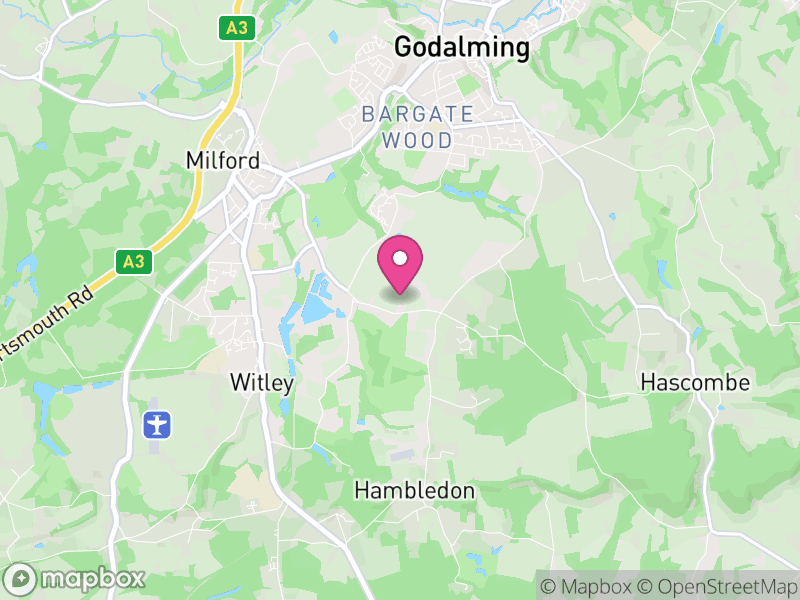 Map of Waverley, Surrey