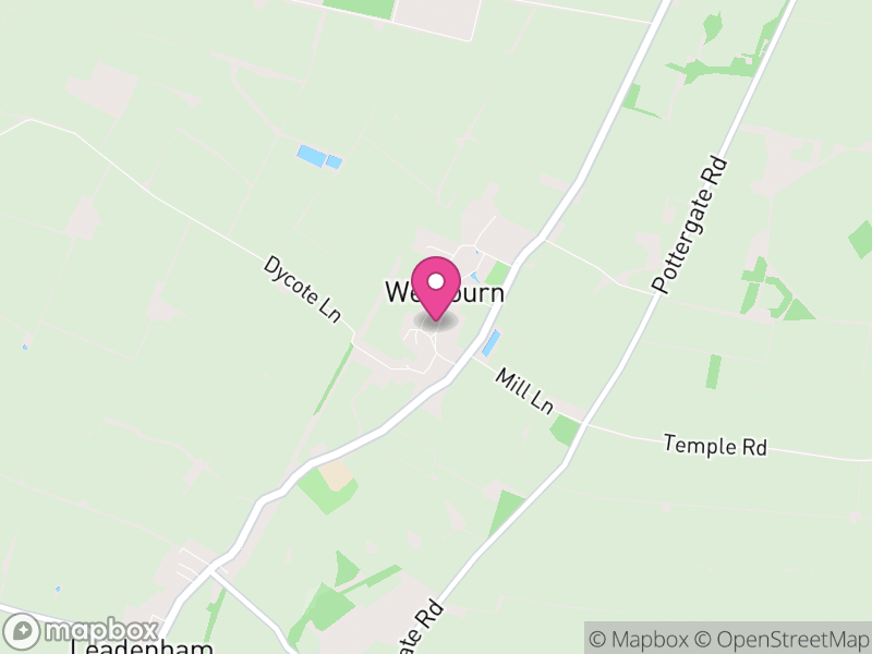 Map of Welbourn, North Kesteven