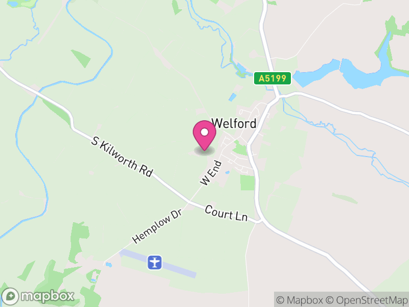 Map of Welford, West Northamptonshire