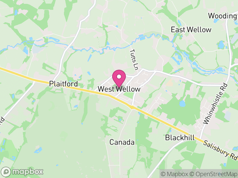 Map of Wellow, Test Valley
