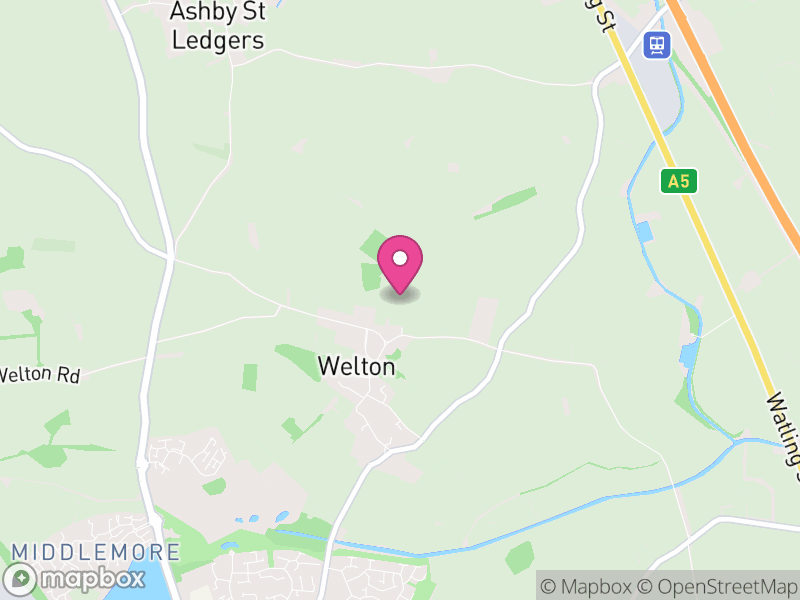 Map of Welton, West Northamptonshire
