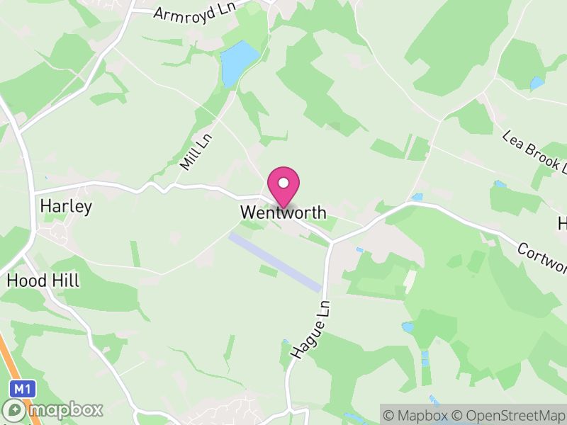 Map of Wentworth, Rotherham